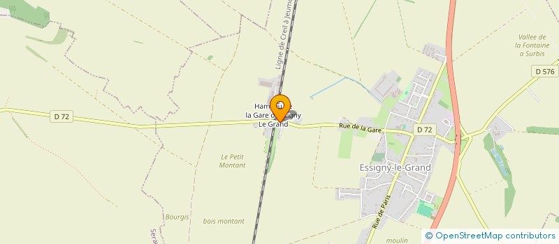 localisation de l'entreprise SCI DU HAMEAU  ESSIGNY-LE-GRAND