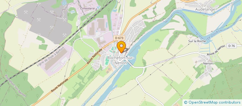 localisation de l'entreprise SCI DU HAMEAU à DAMPIERRE
