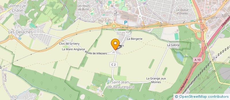 localisation de l'entreprise SCI DU HAMEAU  SAINT-JEAN-DE-BEAUREGARD