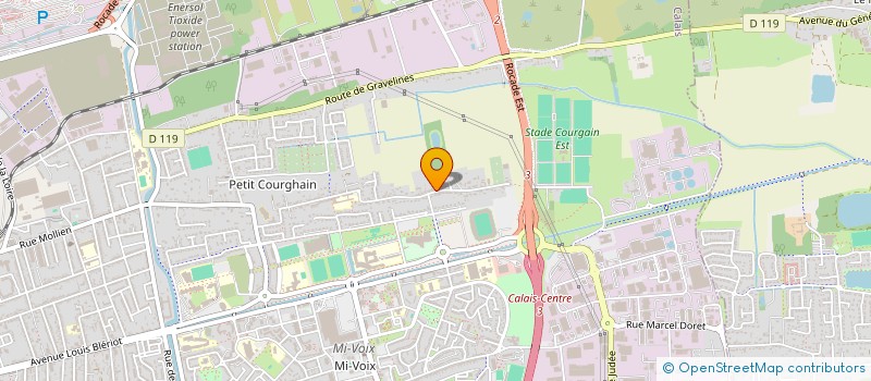 localisation de l'entreprise SCI DU HAMEAU AUX GENS  CALAIS