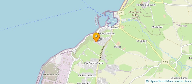 localisation de l'entreprise SCI DU HAMEAU BLONDEL à FLAMANVILLE