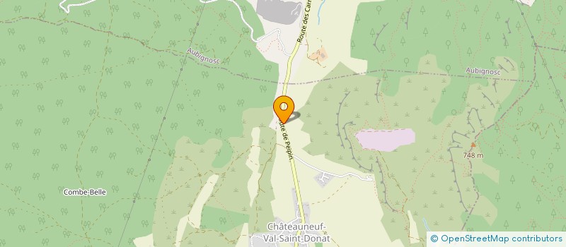 localisation de l'entreprise SCI DU HAMEAU D'AVRIL  CHATEAUNEUF VAL ST DONAT