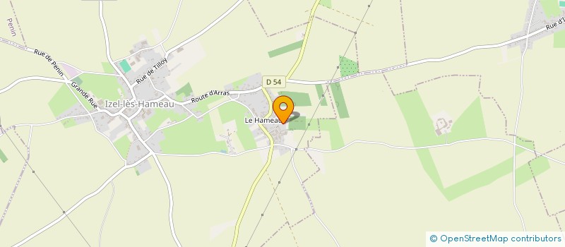 localisation de l'entreprise SCI DU HAMEAU D'IZEL  IZEL-LES-HAMEAU