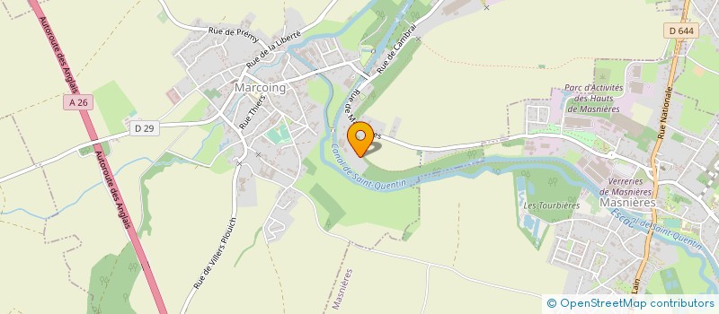 localisation de l'entreprise SCI DU HAMEAU DE BOUCHENEUIL  MARCOING