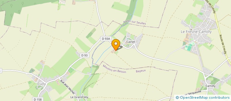 localisation de l'entreprise SCI DU HAMEAU DE CAINET  LE FRESNE-CAMILLY