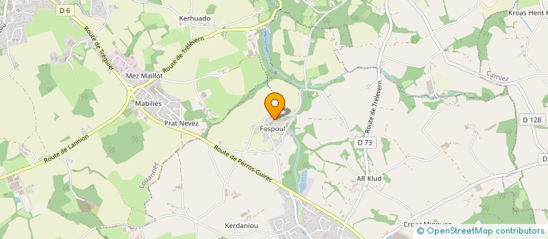 localisation de l'entreprise SCI DU HAMEAU DE FOSPOUL à KERMARIA-SULARD