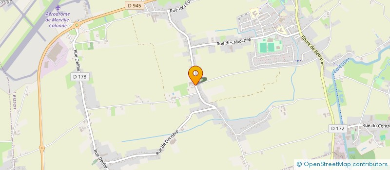 localisation de l'entreprise SCI DU HAMEAU DE LA FERME  LESTREM