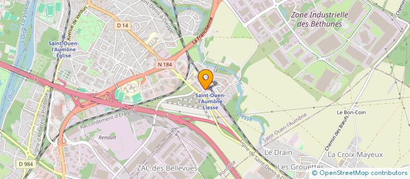 localisation de l'entreprise SCI DU HAMEAU DE LIESSE à SAINT-OUEN-L'AUMONE
