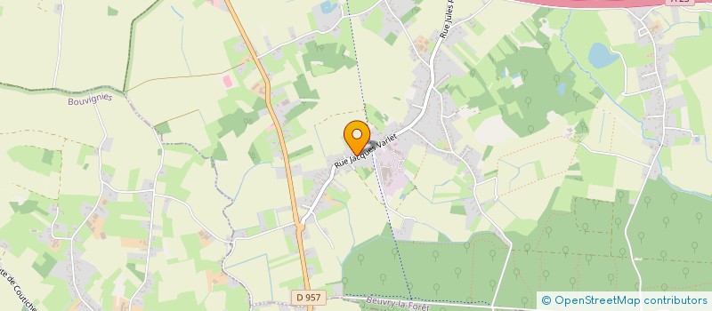 localisation de l'entreprise SCI DU HAMEAU JACQUES VARLET  BEUVRY-LA-FORET