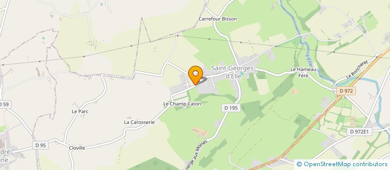 localisation de l'entreprise SCI DU HAMEAU SAVARY  SAINT-GEORGES-D'ELLE