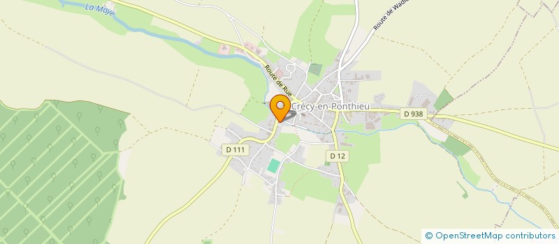 localisation de l'entreprise SCI DU HAMEL  CRECY-EN-PONTHIEU