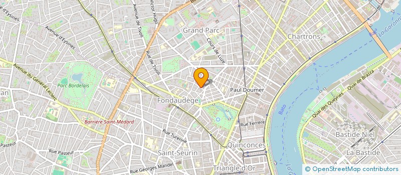 localisation de l'entreprise SCI DU HAMEL  BORDEAUX