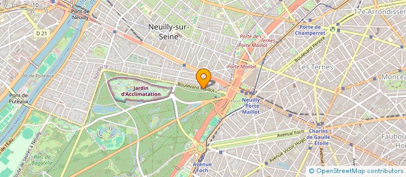 localisation de l'entreprise SCI DU HAMOIR à NEUILLY-SUR-SEINE
