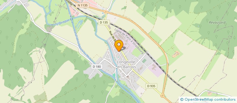 localisation de l'entreprise SCI DU HAN à LONGEVILLE-EN-BARROIS