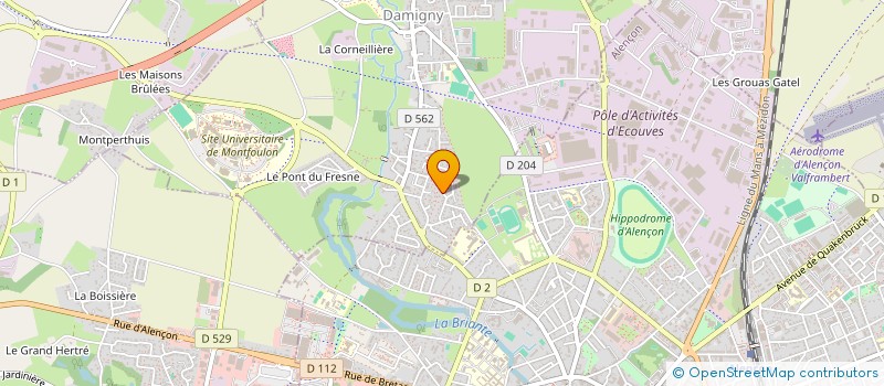 localisation de l'entreprise SCI DU HANAP à ECOUVES