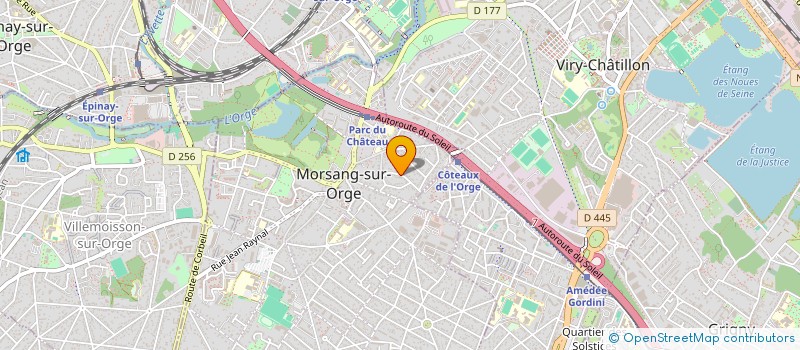 localisation de l'entreprise SCI DU HANGAR à MORSANG-SUR-ORGE