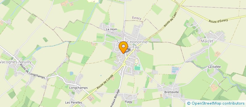 localisation de l'entreprise SCI DU HANGAR  SAINTE-HONORINE-DU-FAY