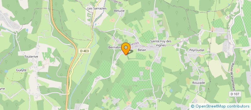localisation de l'entreprise SCI DU HANGAR à BERGERAC