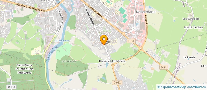 localisation de l'entreprise SCI DU HARAS à LAVAL