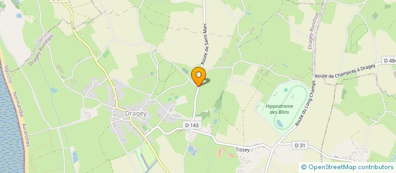 localisation de l'entreprise SCI DU HARAS  DRAGEY-RONTHON