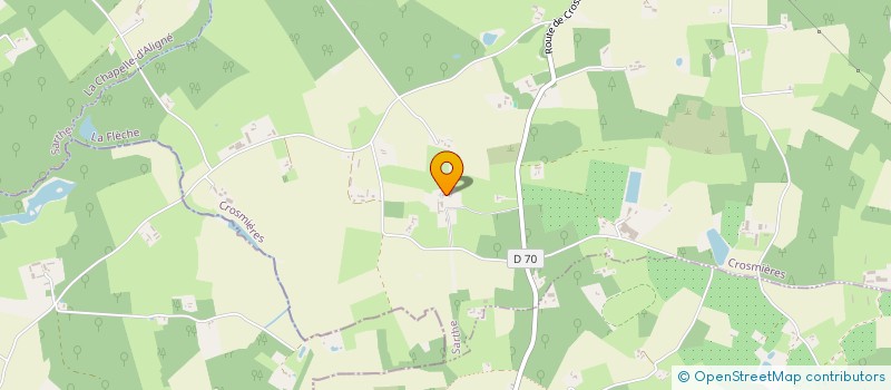 localisation de l'entreprise SCI DU HARAS  CROSMIERES