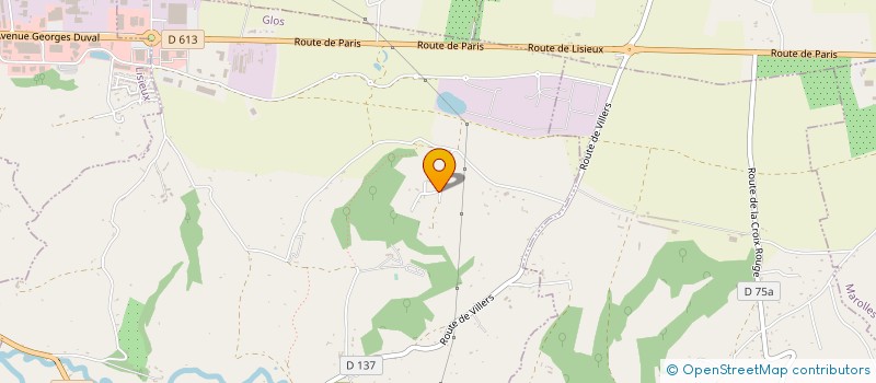 localisation de l'entreprise SCI DU HARAS DE GLOS  GLOS