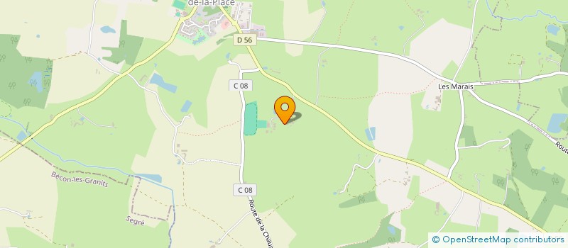 localisation de l'entreprise SCI DU HARAS DE LA POISSARDIERE à SAINT-CLEMENT-DE-LA-PLACE