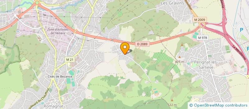 localisation de l'entreprise SCI DU HARAS DE PRAT  ROMAGNAT