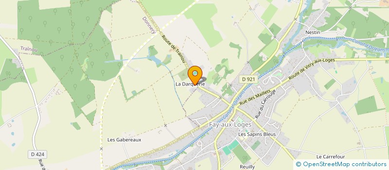 localisation de l'entreprise SCI DU HARAS DES LOGES à FAY-AUX-LOGES