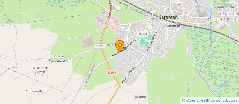 localisation de l'entreprise SCI DU HARAS DU CEDRE à CARENTAN-LES-MARAIS