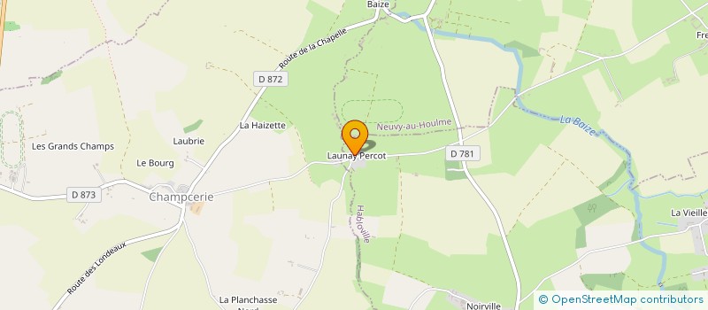 localisation de l'entreprise SCI DU HARAS DU RIBARDON à NEUVY-AU-HOULME