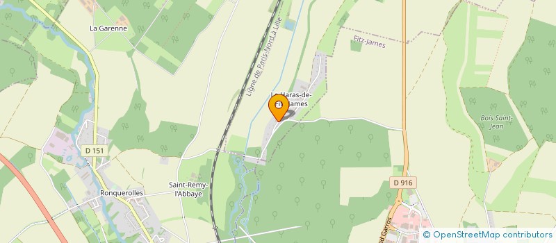 localisation de l'entreprise SCI DU HARAS FITZ-JAMES  AIRION