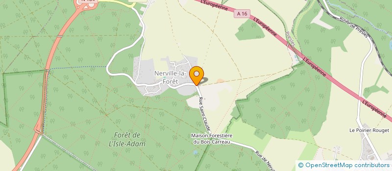 localisation de l'entreprise SCI DU HARAS PLAINE DE FRANCE  NERVILLE-LA-FORET