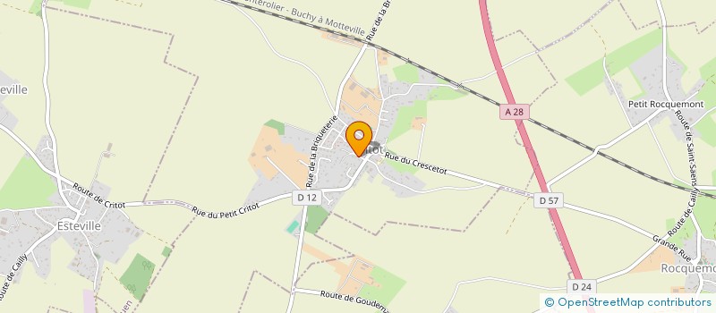 localisation de l'entreprise SCI DU HARENG  CRITOT