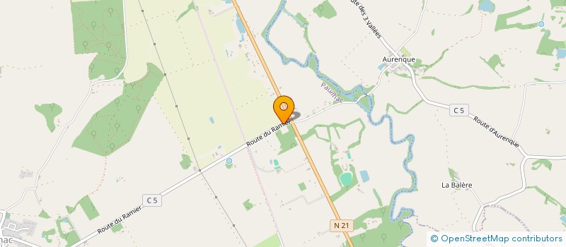 localisation de l'entreprise SCI DU HAURET  FLEURANCE