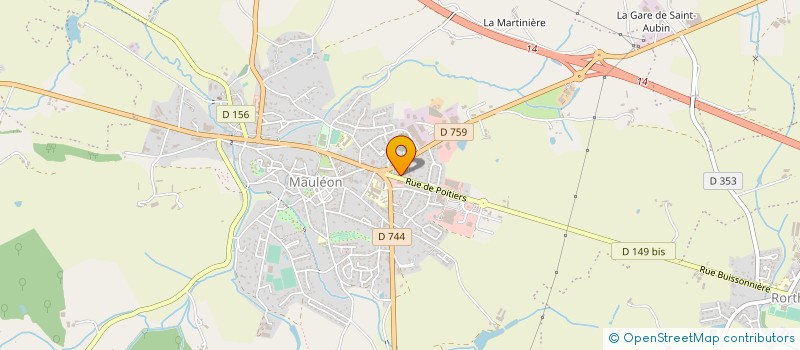 localisation de l'entreprise SCI DU HAUT BOCAGE  MAULEON