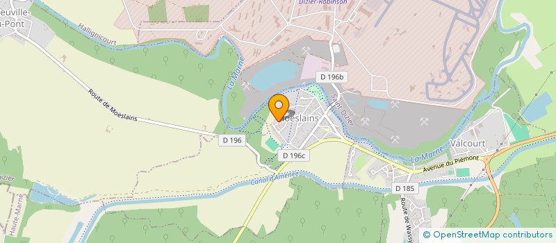 localisation de l'entreprise SCI DU HAUT BOIS à MOESLAINS
