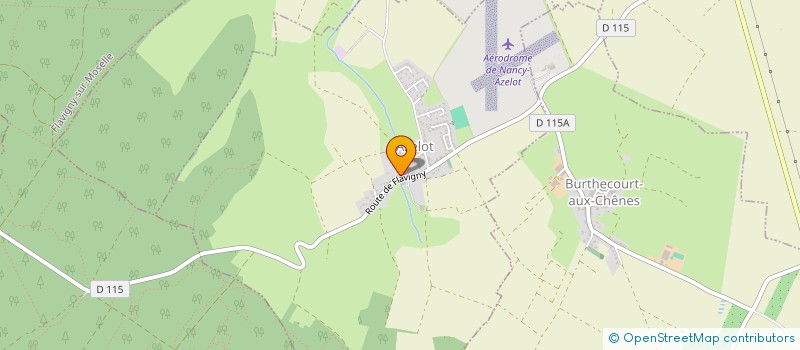 localisation de l'entreprise SCI DU HAUT BOUT  AZELOT