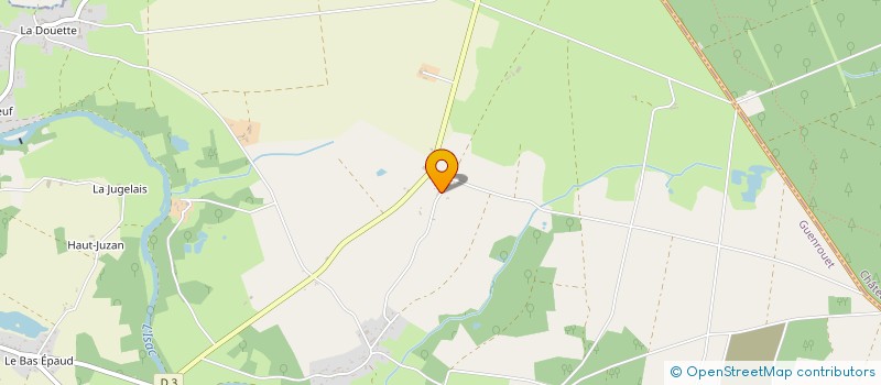 localisation de l'entreprise SCI DU HAUT BREIL  GUENROUET