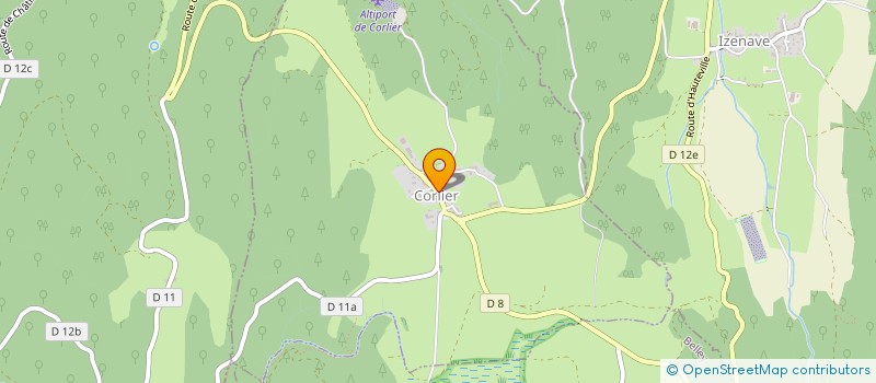 localisation de l'entreprise SCI DU HAUT BUGEY  CORLIER