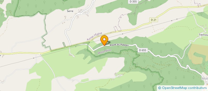 localisation de l'entreprise SCI DU HAUT CANTAL à CHARMENSAC