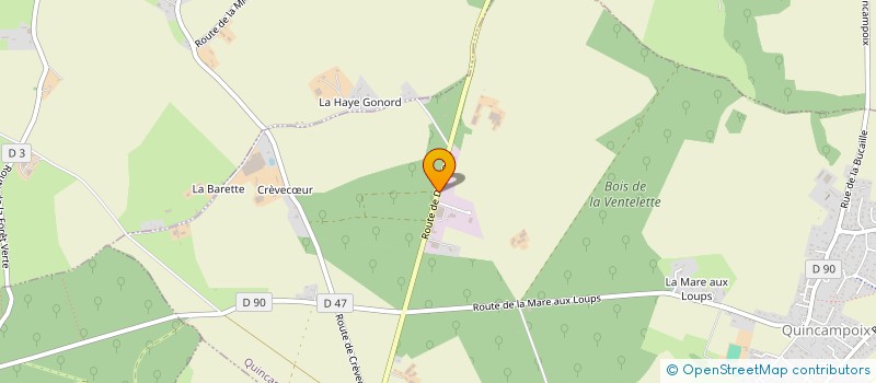 localisation de l'entreprise SCI DU HAUT CHAMP  QUINCAMPOIX