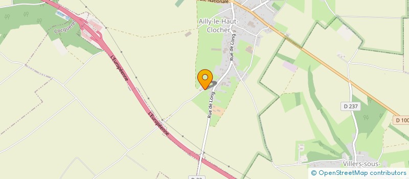 localisation de l'entreprise SCI DU HAUT CLOCHER  AILLY-LE-HAUT-CLOCHER