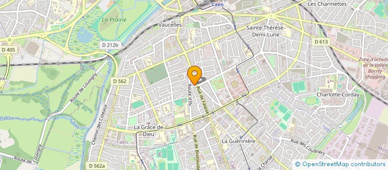 localisation de l'entreprise SCI DU HAUT DE CARPIQUET à CAEN