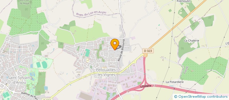 localisation de l'entreprise SCI DU HAUT DE L'HERMITAGE  VERRIERES-EN-ANJOU