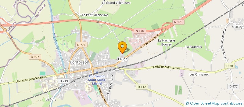 localisation de l'entreprise SCI DU HAUT DE LA RUE  SERVON