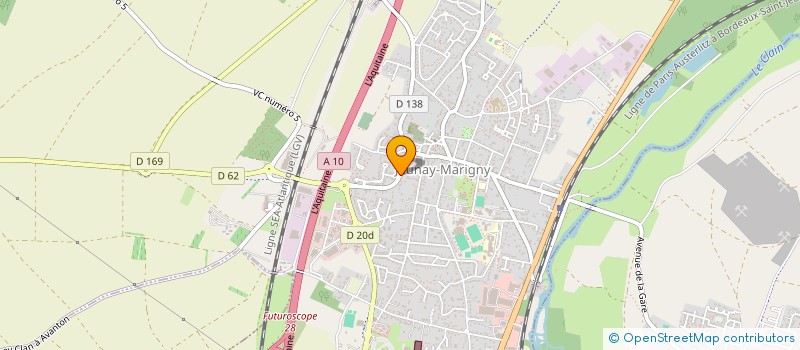 localisation de l'entreprise SCI DU HAUT DE MONTIGNY à DISSAY