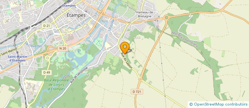 localisation de l'entreprise SCI DU HAUT DE SAINT PIERRE  ETAMPES