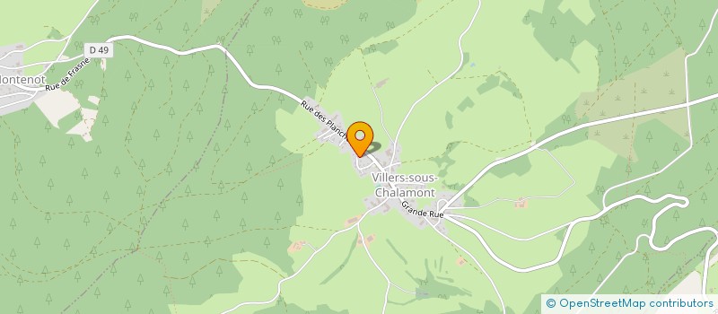 localisation de l'entreprise SCI DU HAUT DES BOIS D ARC  VILLERS-SOUS-CHALAMONT