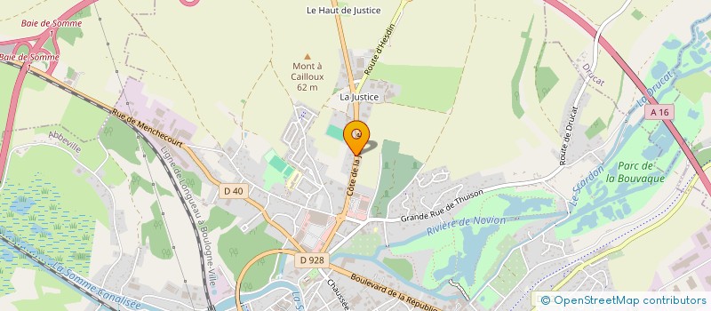 localisation de l'entreprise SCI DU HAUT DES DEUX VALLEES à ABBEVILLE